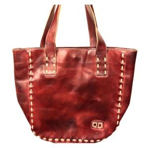 Bed Stu Stevie Tote Red Oxblood